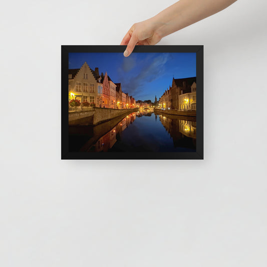 "Bridges in Bruges" 11x14 Framed Print