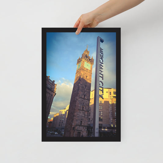 "Merchant City" 12x18 Framed print