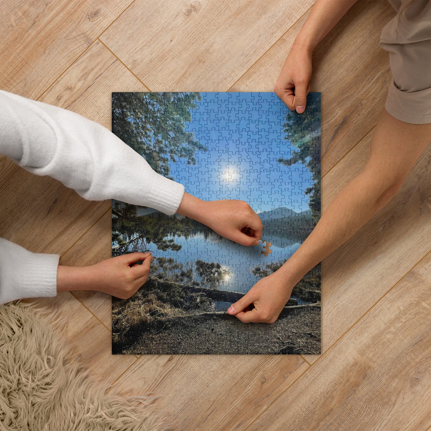 "Morning Air in Estes" 520 piece Jigsaw Puzzle