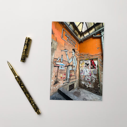 "Krakow Alleyway" 4x6 Postcard